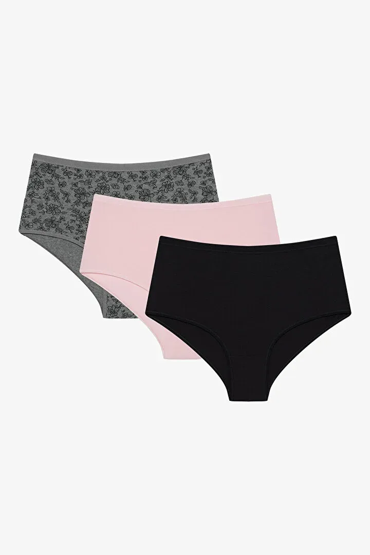 Penti женски килоти BLACK CHIC 3LU HIGHWAIST SLIP
