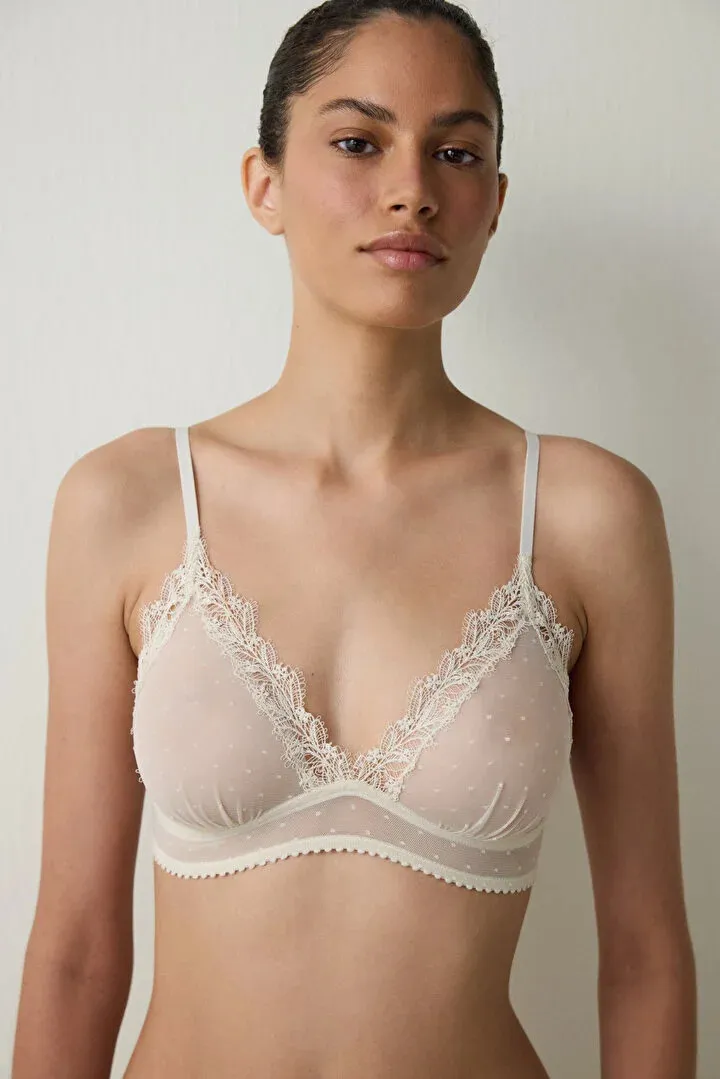 Penti женски градник BRODERIE MESH TRIANGLE