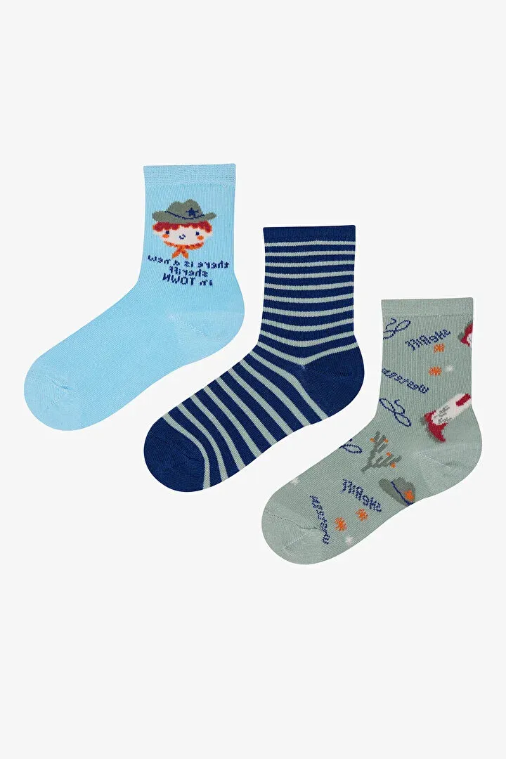 Penti детски класични чорапи B.SHERIFF 3 PACK SKT