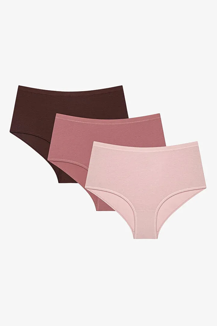 Penti женски килоти EARTH TONES 3LU HIGHWAIST SLIP