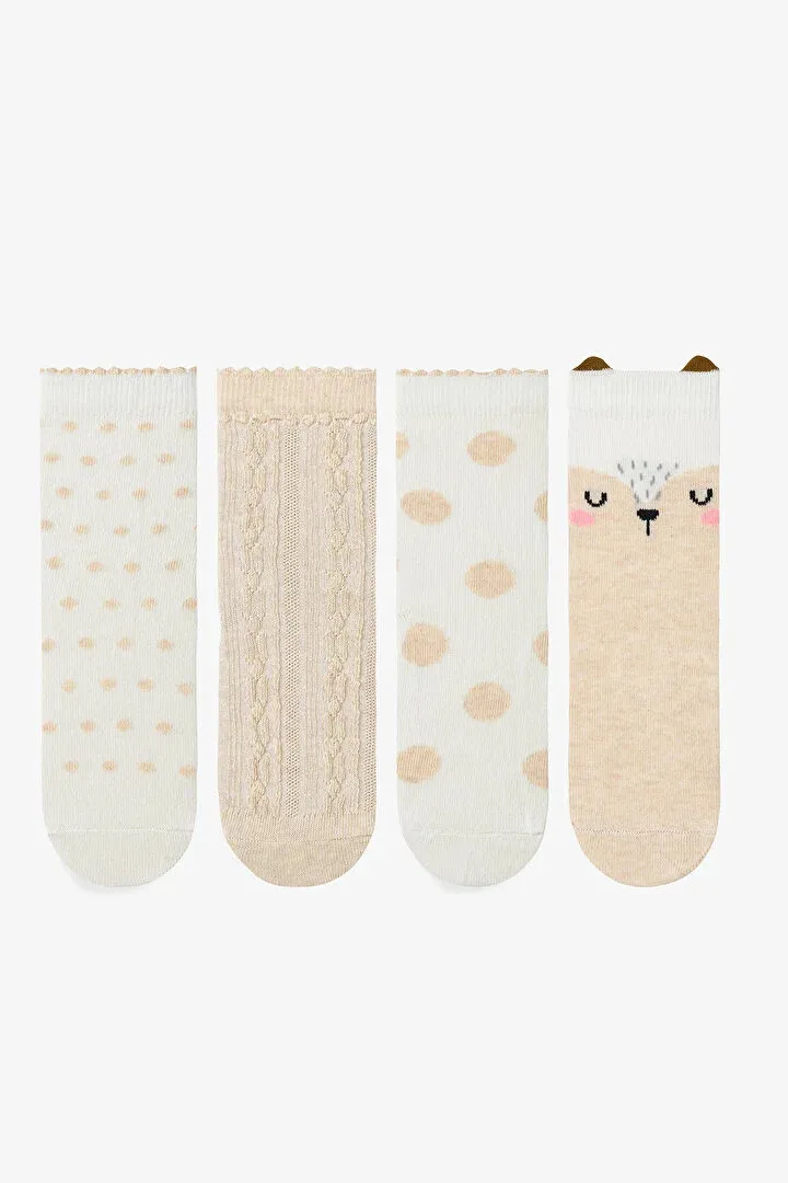 Penti детски класични чорапи G.CREAM HEDGEHOG 4 PACK SKT