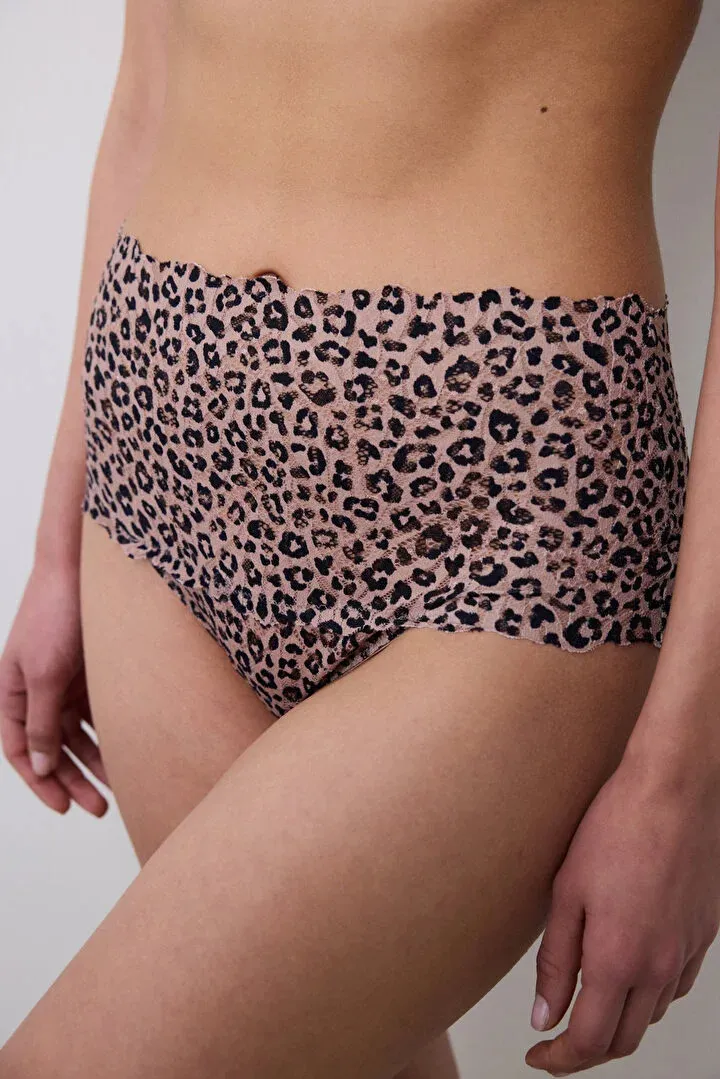 Penti женски килоти LEOPARD CURVY HIGHWAIST SLIP