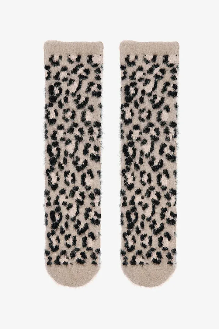 Penti женски класични чорапи LEOPARD FLUFFY SOKET