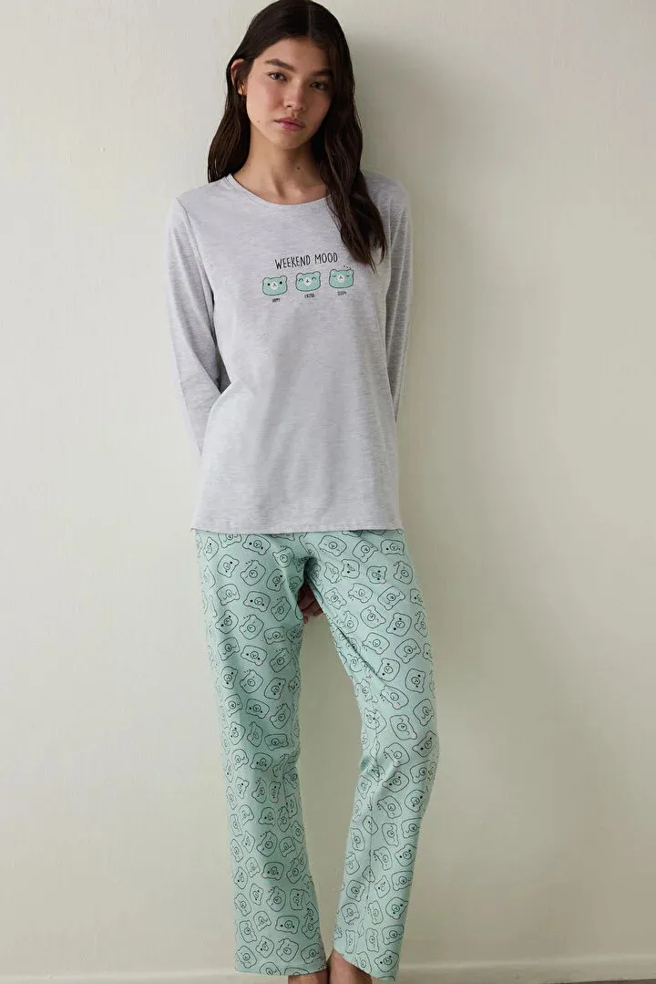 Penti женски сет пижами WEEKEND MOOD LS PANT SET