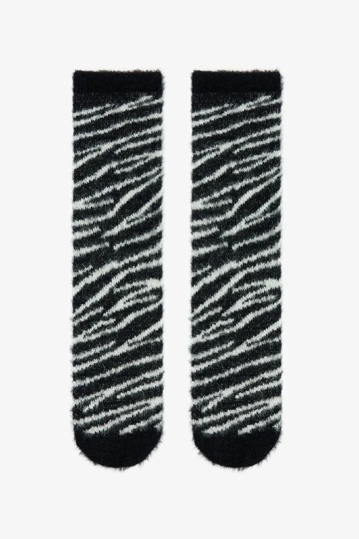 Penti женски класични чорапи ZEBRA FLUFFY SOKET