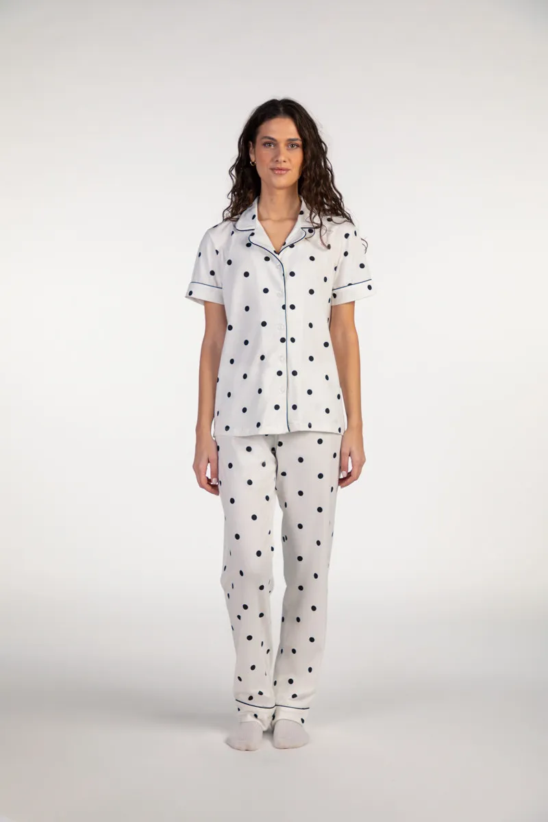 SF женски сет пижами 735100 POLKA DOT KD SS25