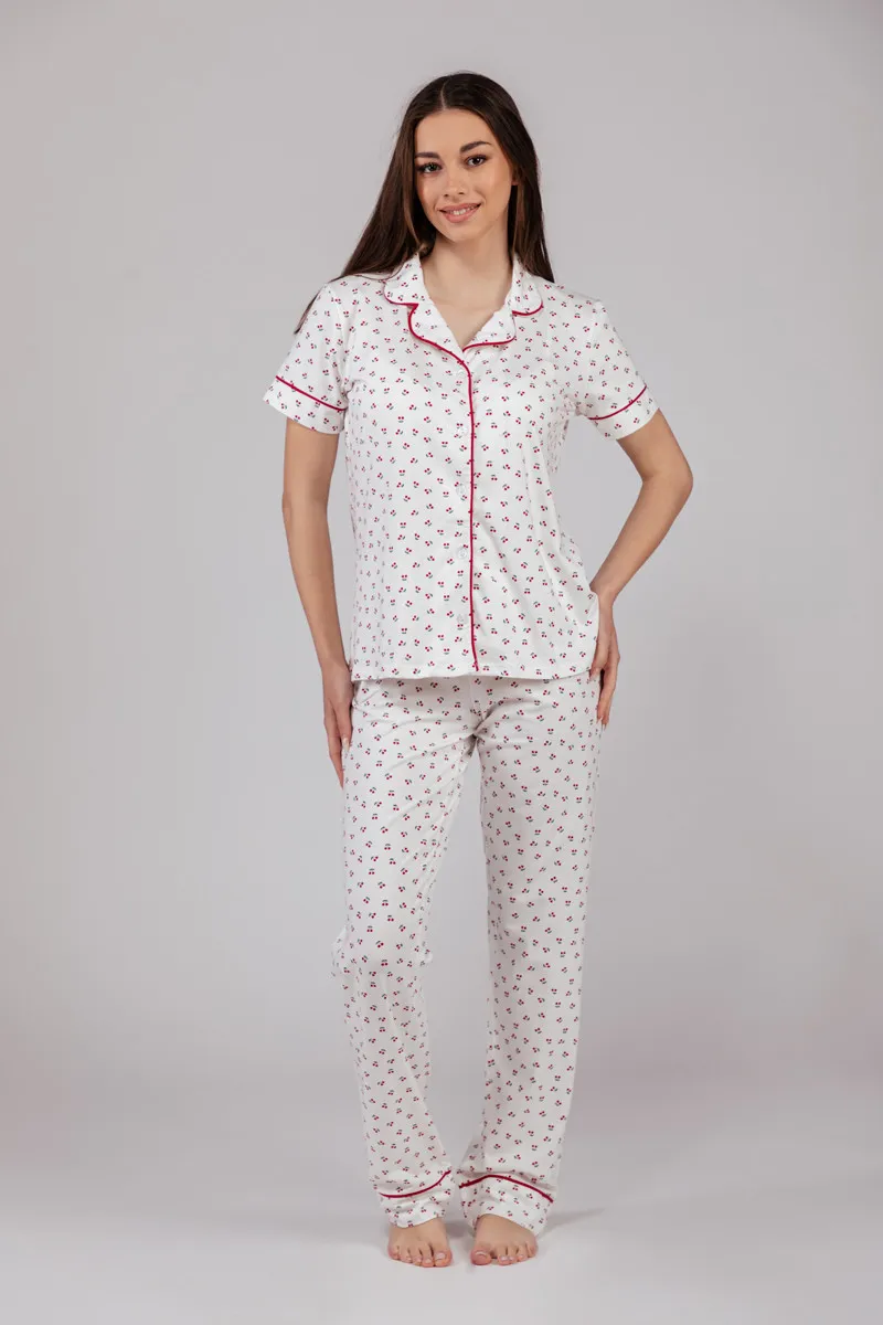 SF женски сет пижами 735103 CHERRY KD SS25