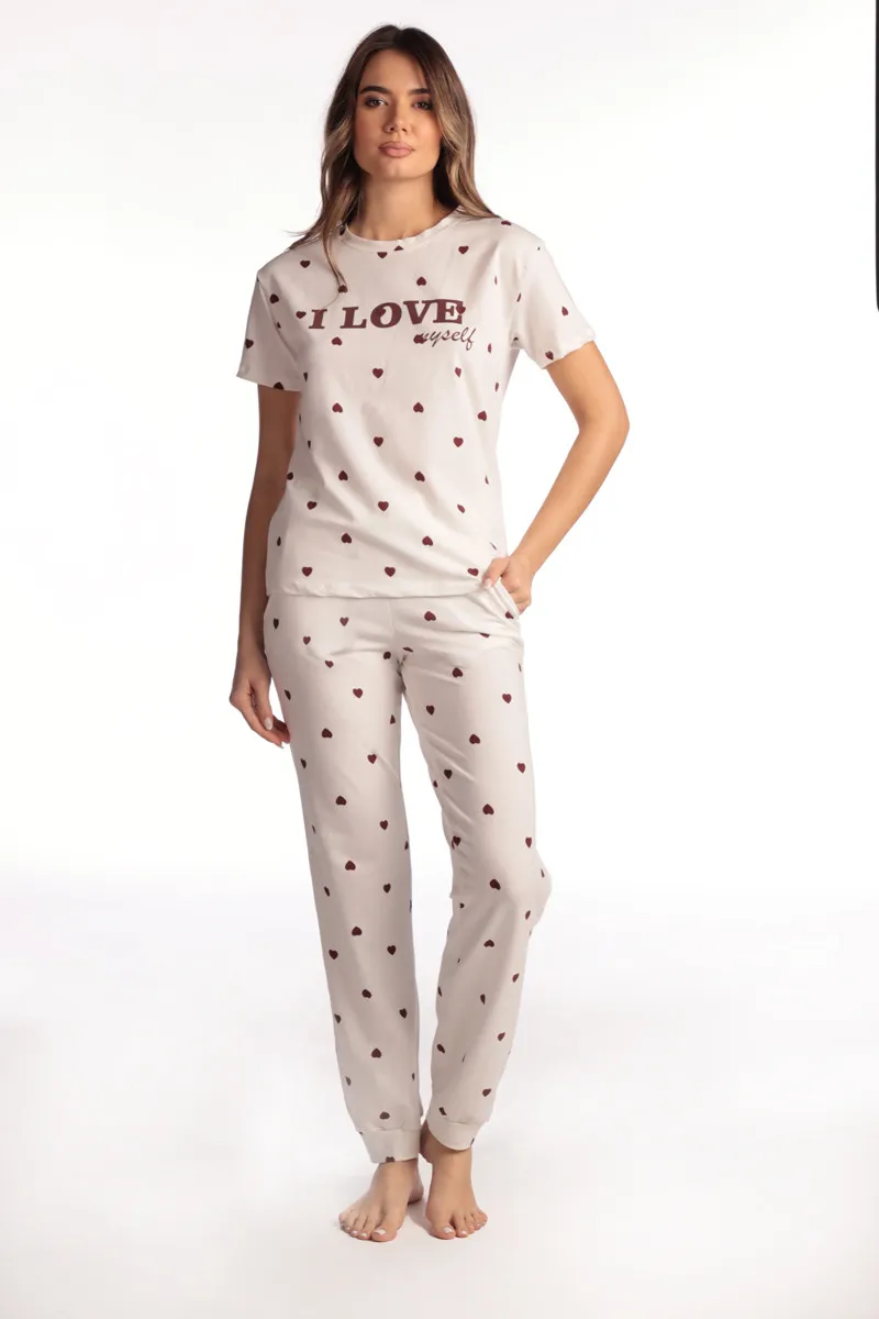 SF женски сет пижами 735105 LOVE KD SS25