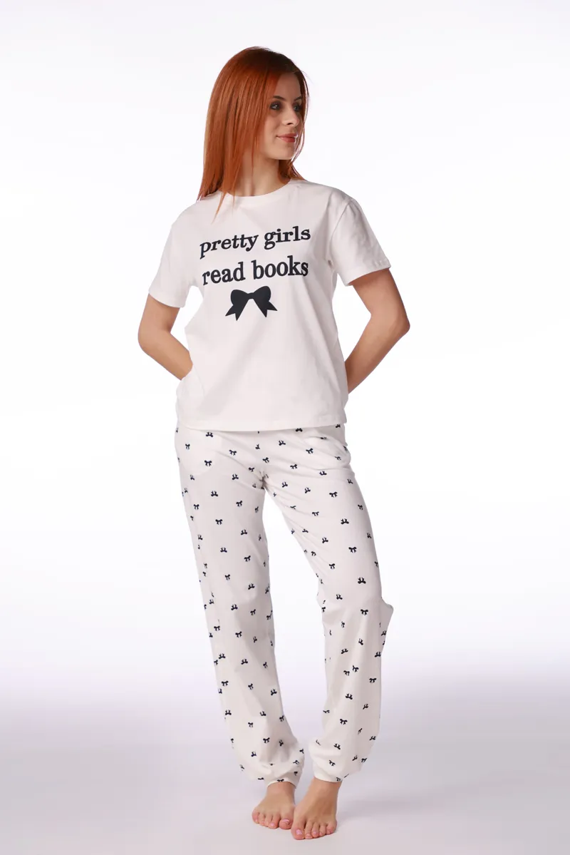 SF женски сет пижами 735188 BOOKS KD SS26