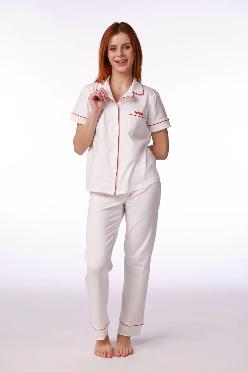 SF женски сет пижами 735193SP 3 HEARTS KD SS26