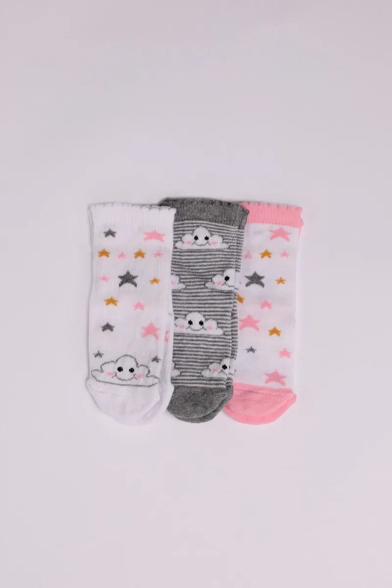 SF детски класични чорапи BABY COLLECTION 3 PARA