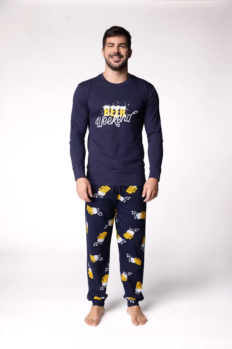 SF машки сет пижами BEER DD FW25