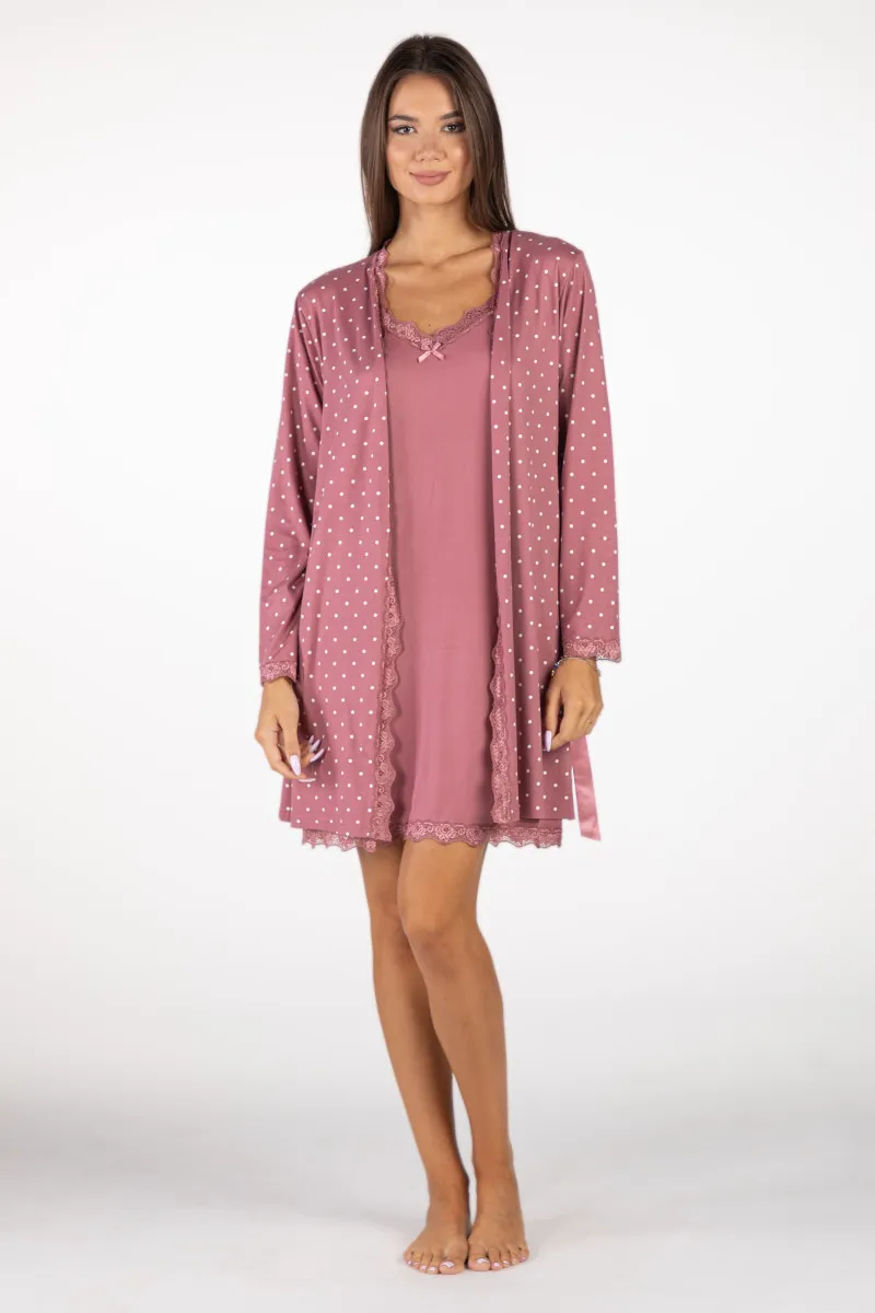 SF женски сет ноќница DOTS SS26