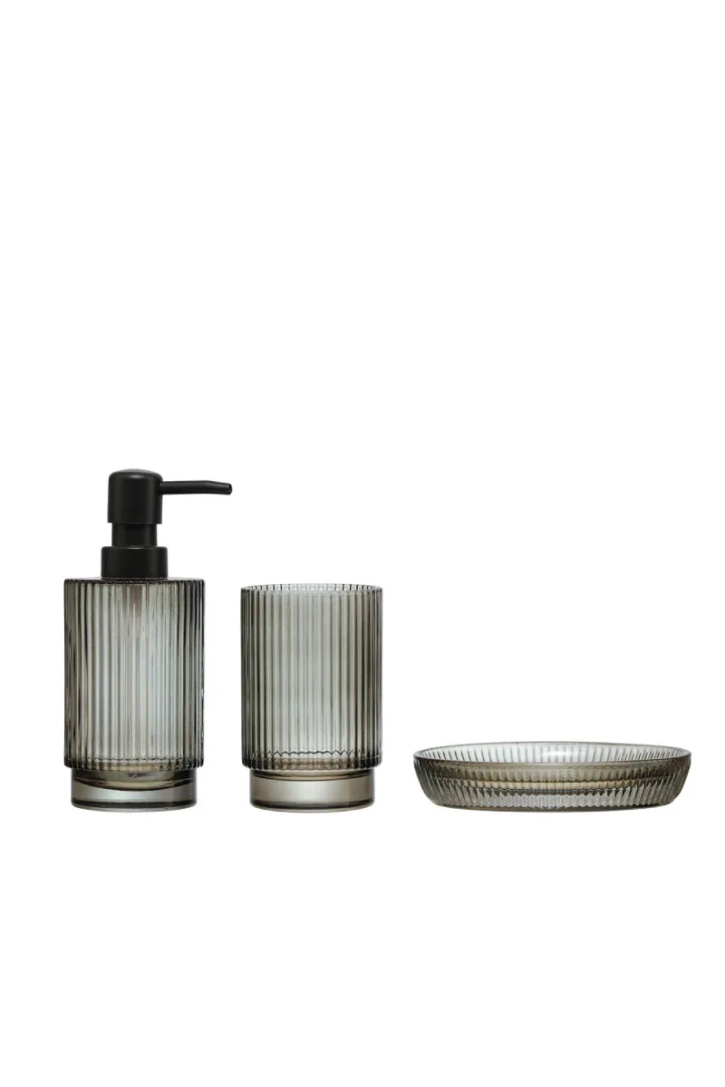 SF HOME  сет за бања Clear Black