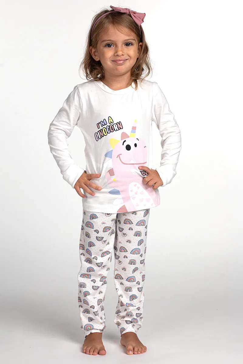 SF детски сет пижами I M A DINOCORN FW24