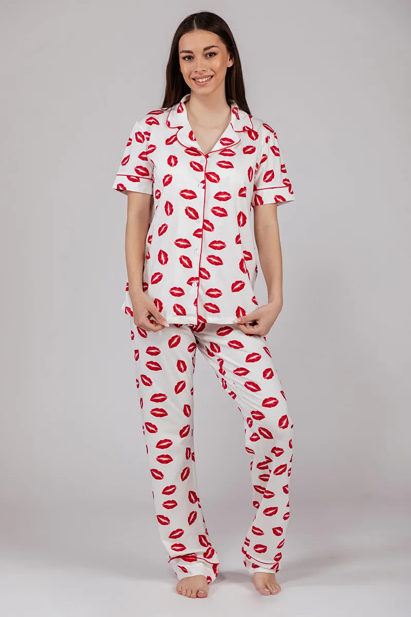 SF женски сет пижами KD LIPS 735139SP SF SS25