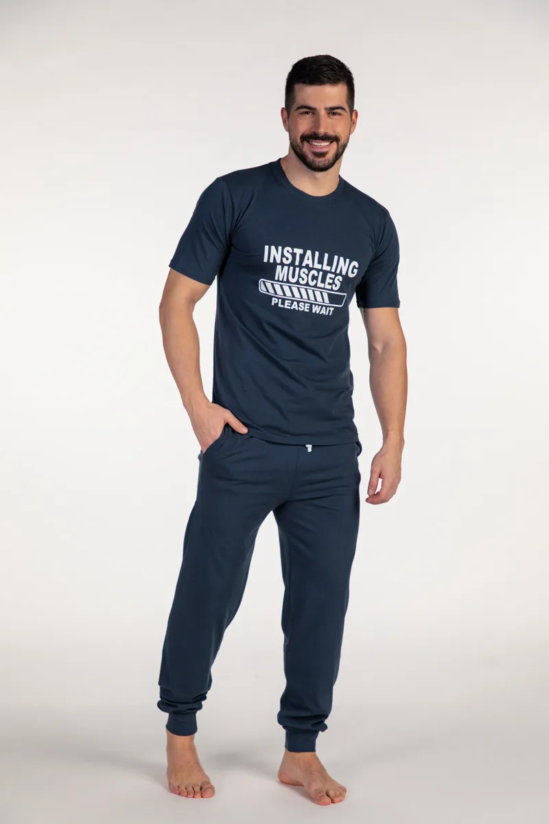 SF машки сет пижами MUSCLES KD SS25