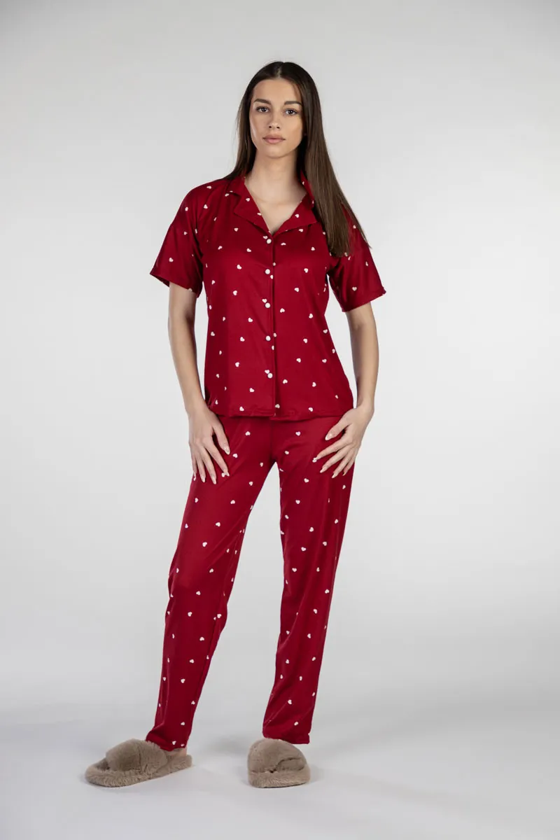 SF женски сет пижами RED HART KD SF SS25