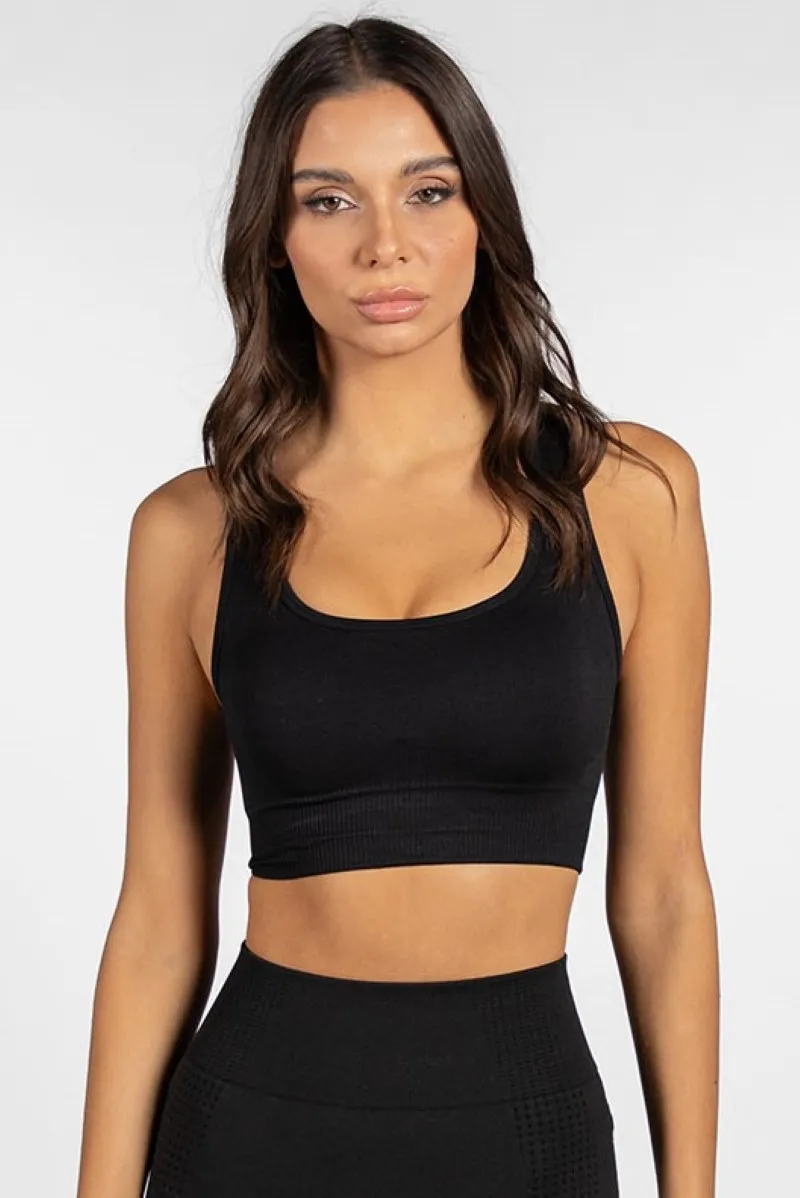 SF женски градник Sport Bra Black 9171-1