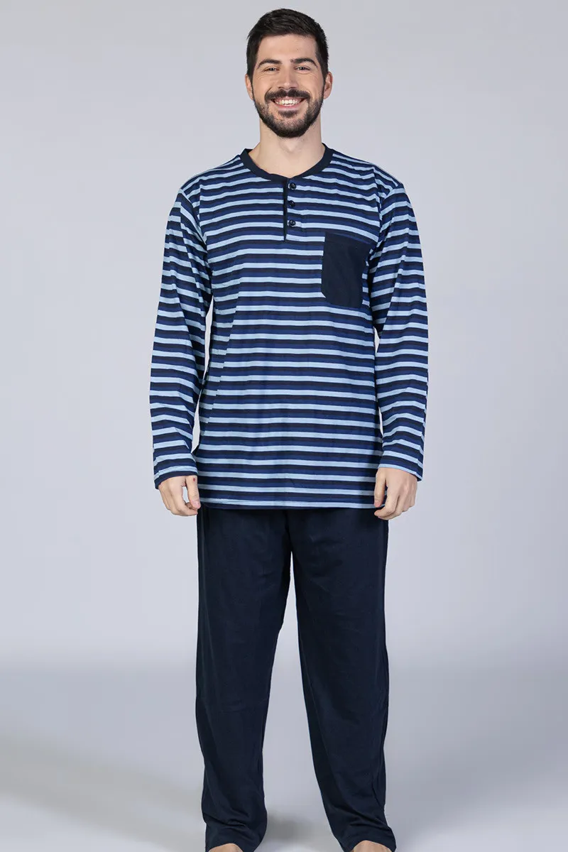 SF машки сет пижами Stripe Bs Fw 23