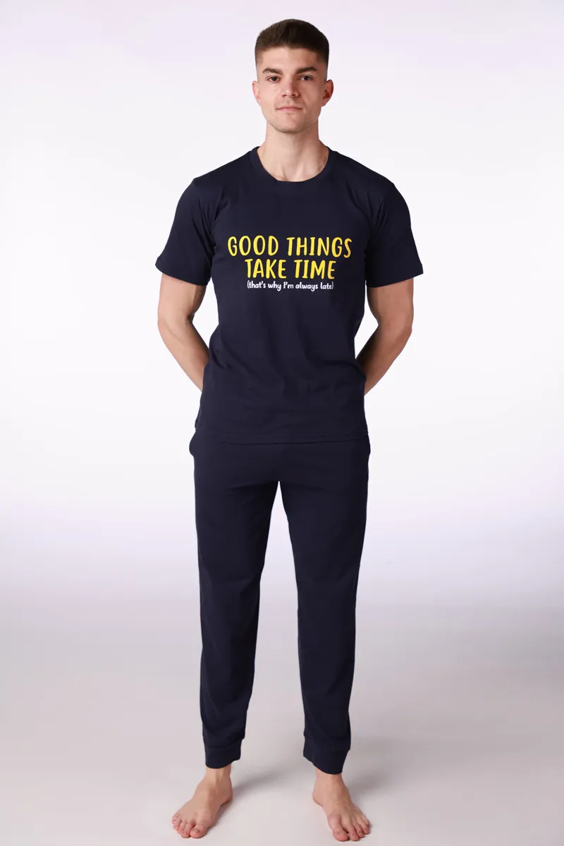 SF машки сет пижами THINGS KD SS26