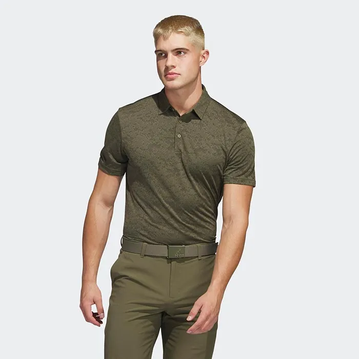 Adidas TEXTURED JACQUARD GOLF POLO SHIRT