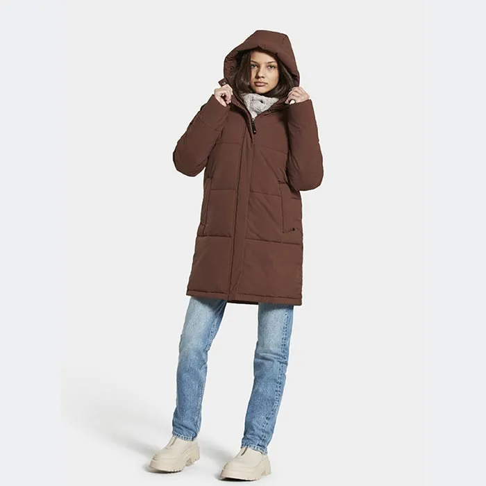Didrikson PHOEBE GS COAT Earth Brown