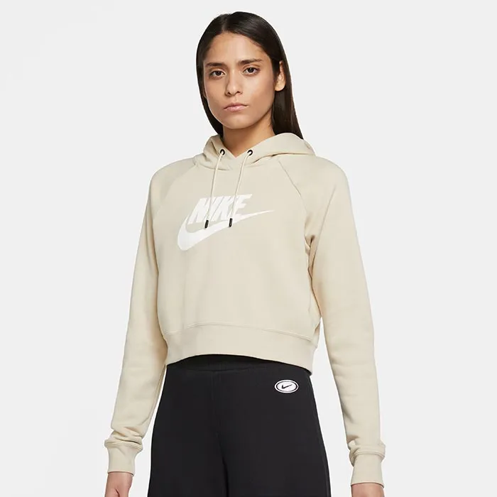 NIKE W NSW ESSNTL FLC GX CROP HDY