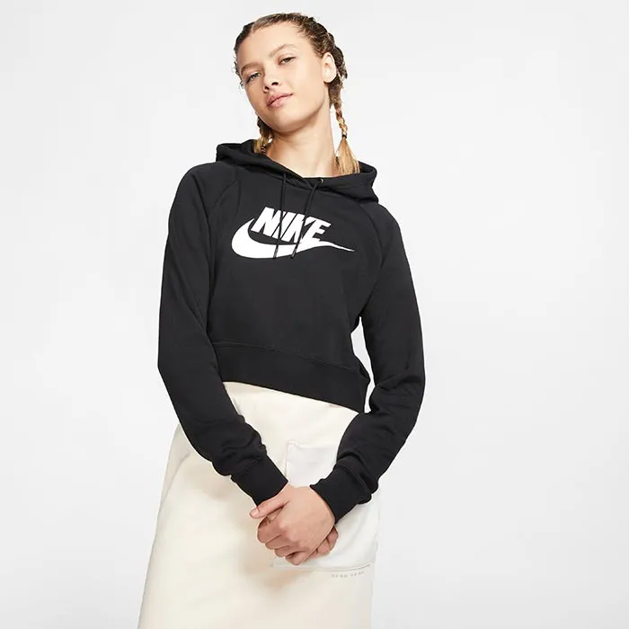 NIKE W NSW ESSNTL FLC GX CROP HDY