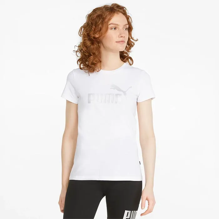 PUMA ESS+ Metallic Logo Tee
