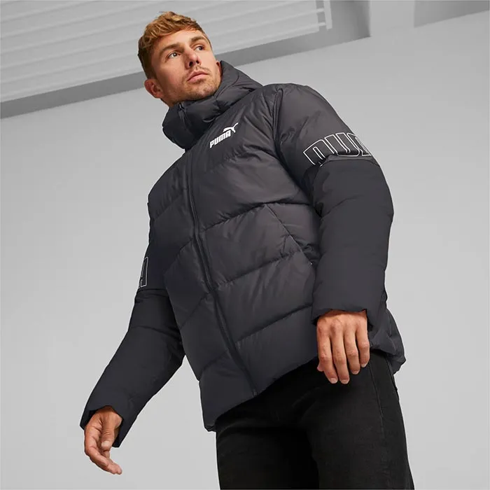 PUMA POWER HOODED DOWN PUFFER