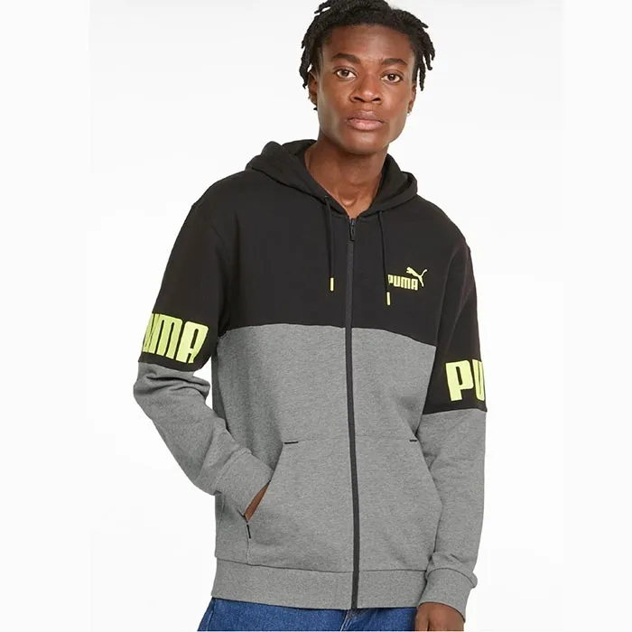 PUMA Puma Power Colorblock Full-Zip Hoodie TR