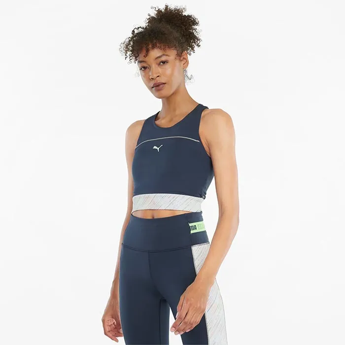 PUMA RUN HIGH SHINE CROP TANK W