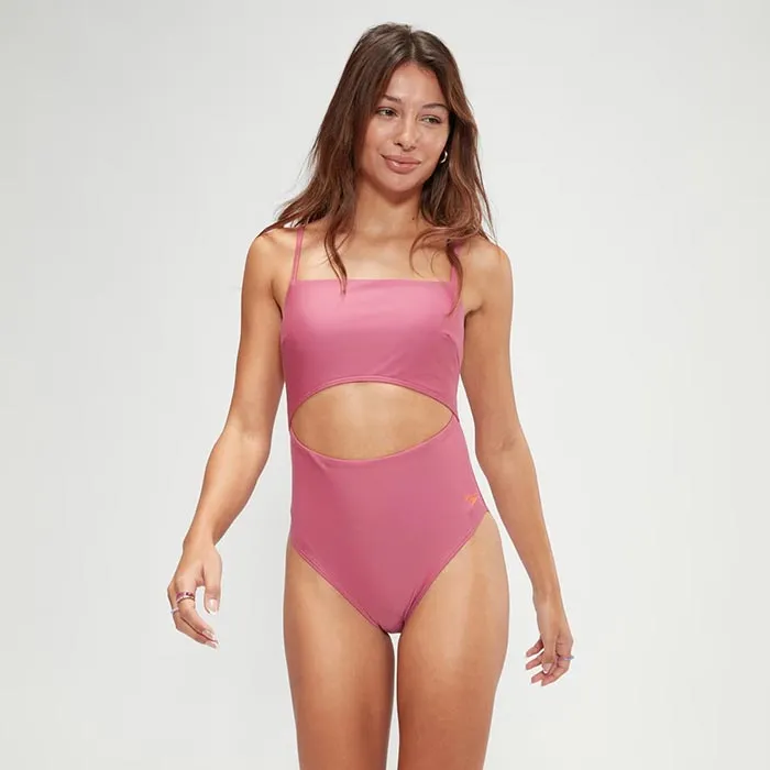 SPEEDO CUT OUT 1PC AF PINK