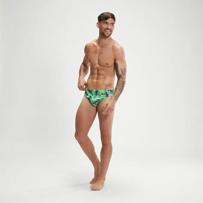 SPEEDO ESCAPE 5CM BRF AM GREEN/NAVY