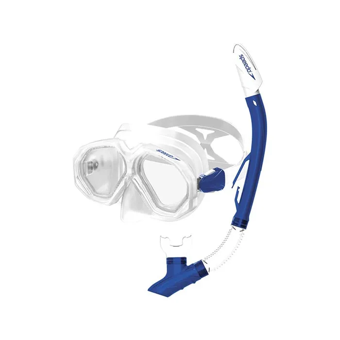 SPEEDO LEISURE AU DUAL LENS COMBO CLEAR/CHROMABLUE
