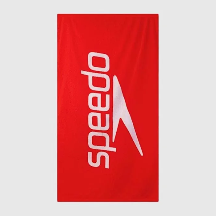 SPEEDO LOGO TOWEL AU RED/WHITE