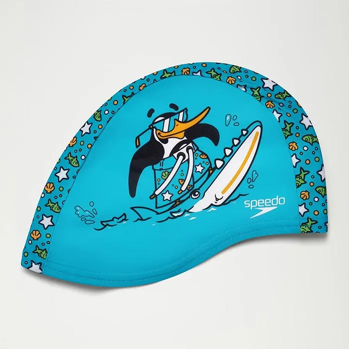 SPEEDO PRINTED POLYESTER CAP IU BLUE/GREEN