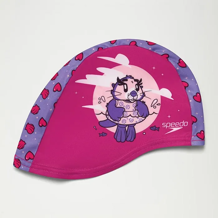 SPEEDO PRINTED POLYESTER CAP IU PINK/PURPLE