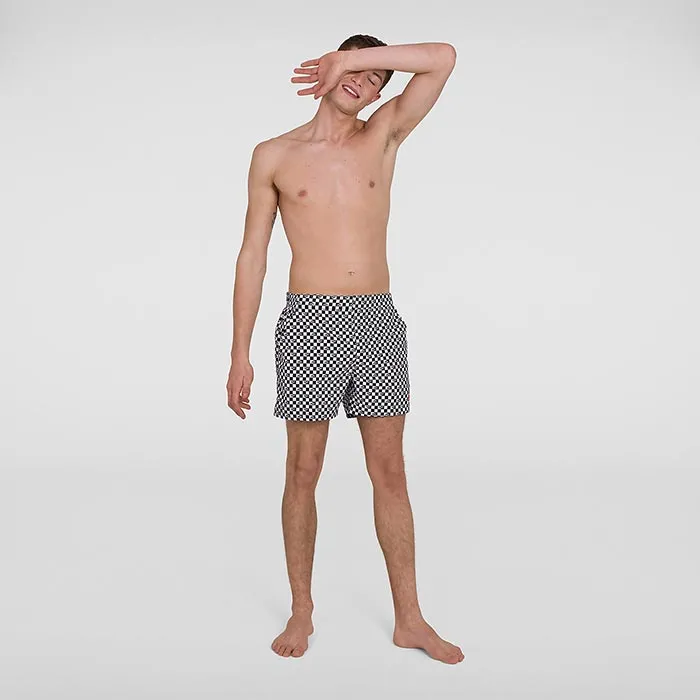 Speedo VINTAGE LEISURE 14" WSHORT AM BLK/WHT