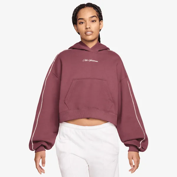 Nike W NK STDO FLC MW CRP SCLOP HDY