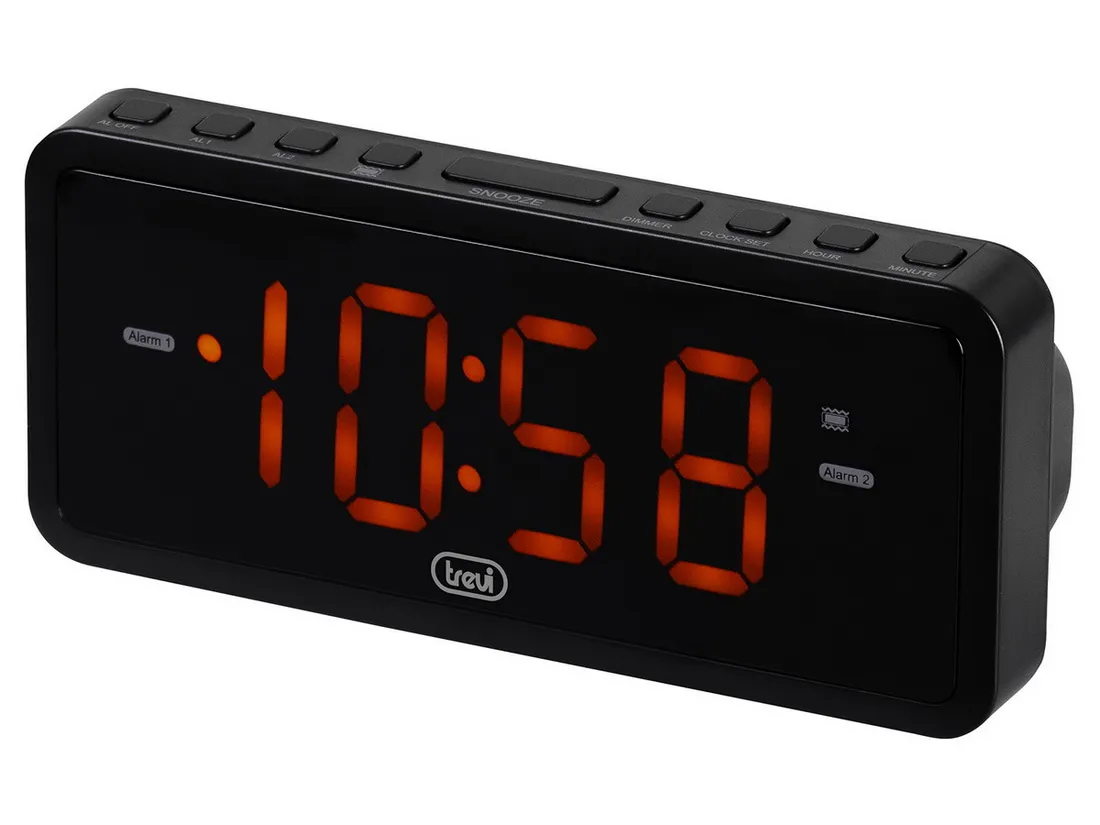 Alarm Clock Trevi EC 882 Black