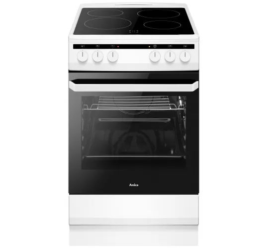 AMICA 58CE2.30P(W) ШПОРЕТ СО СТАКЛОКЕРАМИЧКА ПЛОЧА