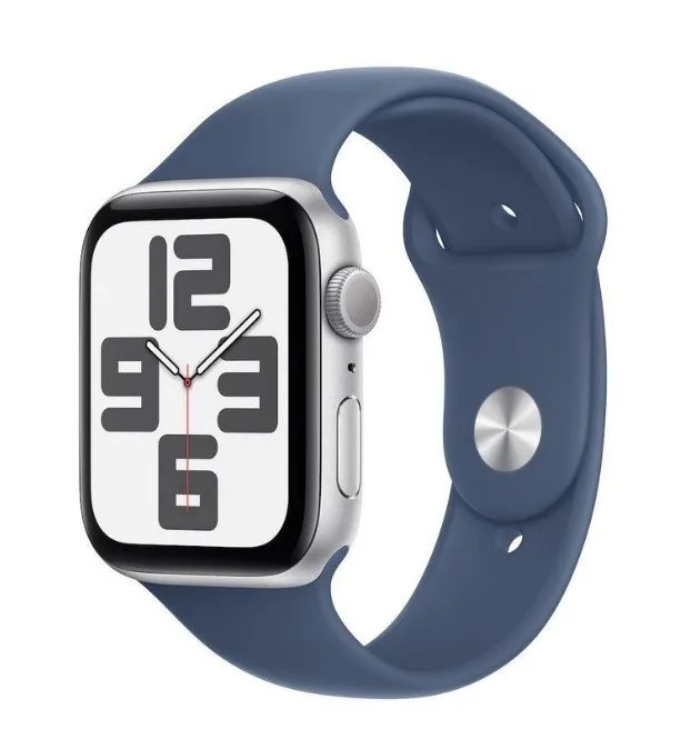 Apple Apple Watch SE GPS 44mm Silver Aluminium Case with Denim Sport B