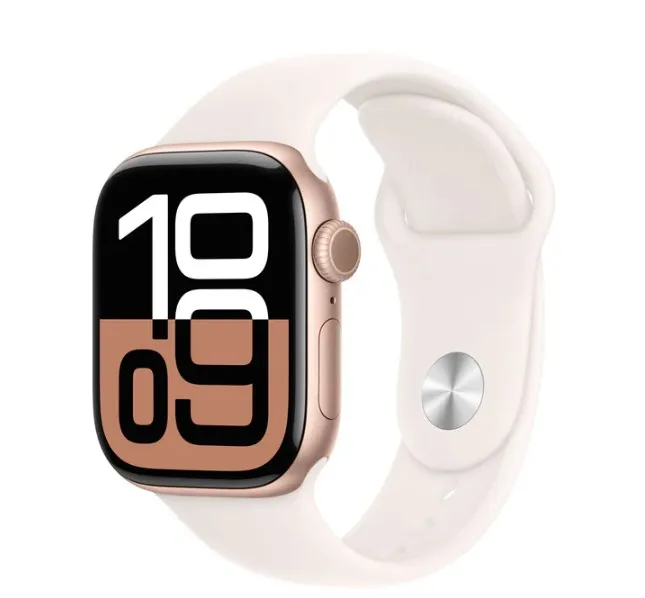 Apple Watch S10 GPS 42mm Rose Gold Alu Case with Light Blush Sport Ban