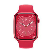 Apple Watch S8 GPS 45mm Red Aluminium Case with Red Sport Band - Regul