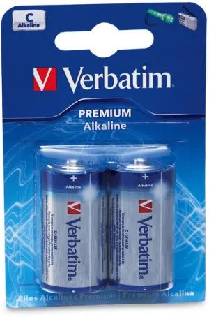 Batteries Verbatim C 2pack Alkaline