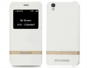 BLACKVIEW FLIP CASE W/WINDOW FOR A8 WHIT