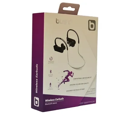 BUSY BLUETOOTH СПОРТСКИ СЛУШАЛКИ СИВИ