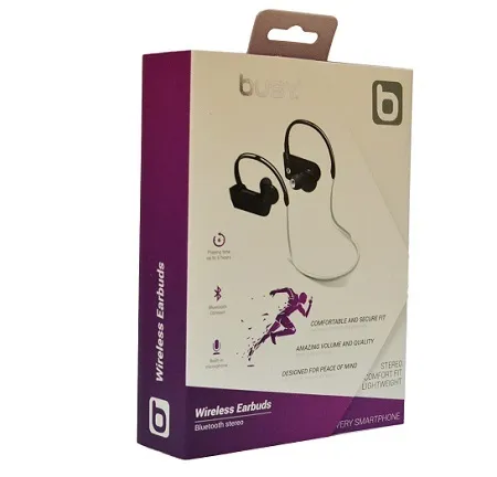 BUSY BLUETOOTH СПОРТСКИ СЛУШАЛКИ ФЛУОРЕСЦЕНТНИ